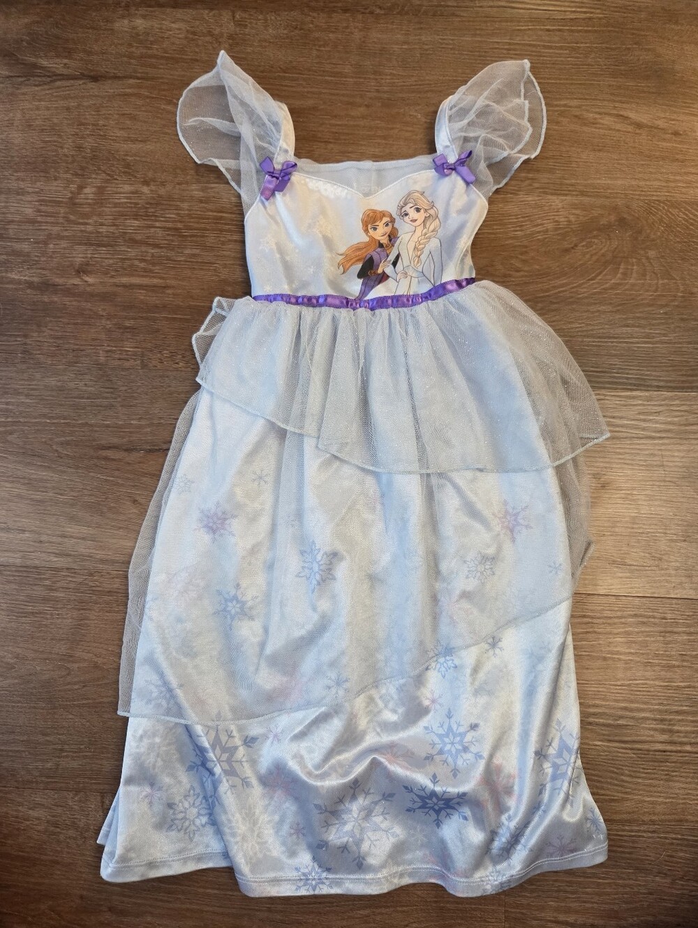 Disney Frozen Elsa & Anna Night Gown Dress Up Costume Dress size 4t
